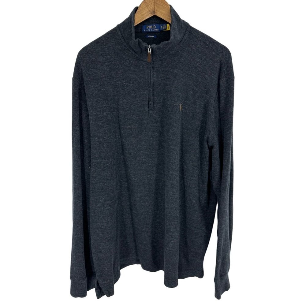 Polo Ralph Lauren 1/4 Zip Pullover Estate Rib Shirt Men's Size XL